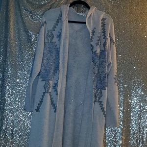 Hooded duster by CATO
